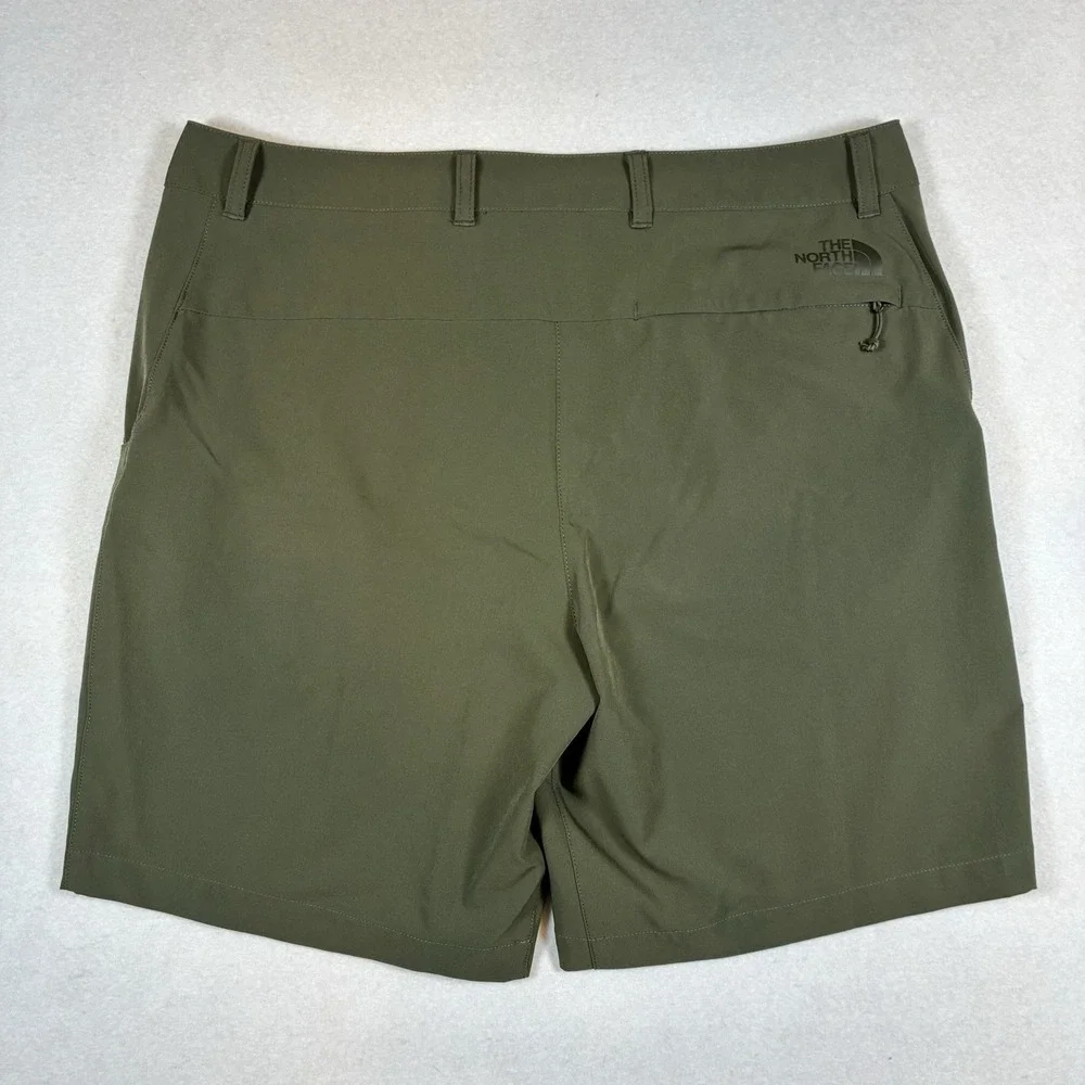 North Face Shorts Mens 36 Olive Green Paramount Stretch Hiking Outdoor Camping